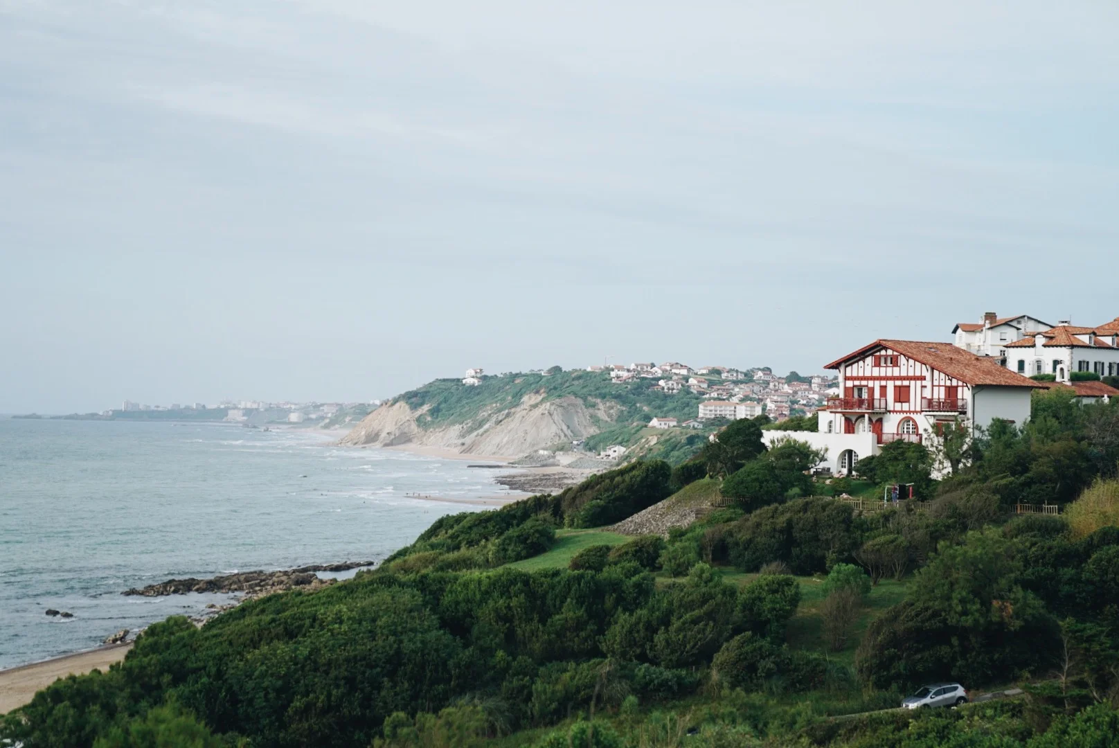 guethary, basque country, france: summer 2