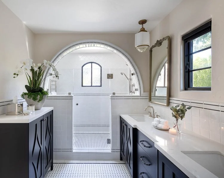 Art Deco Inspired Primary Bath