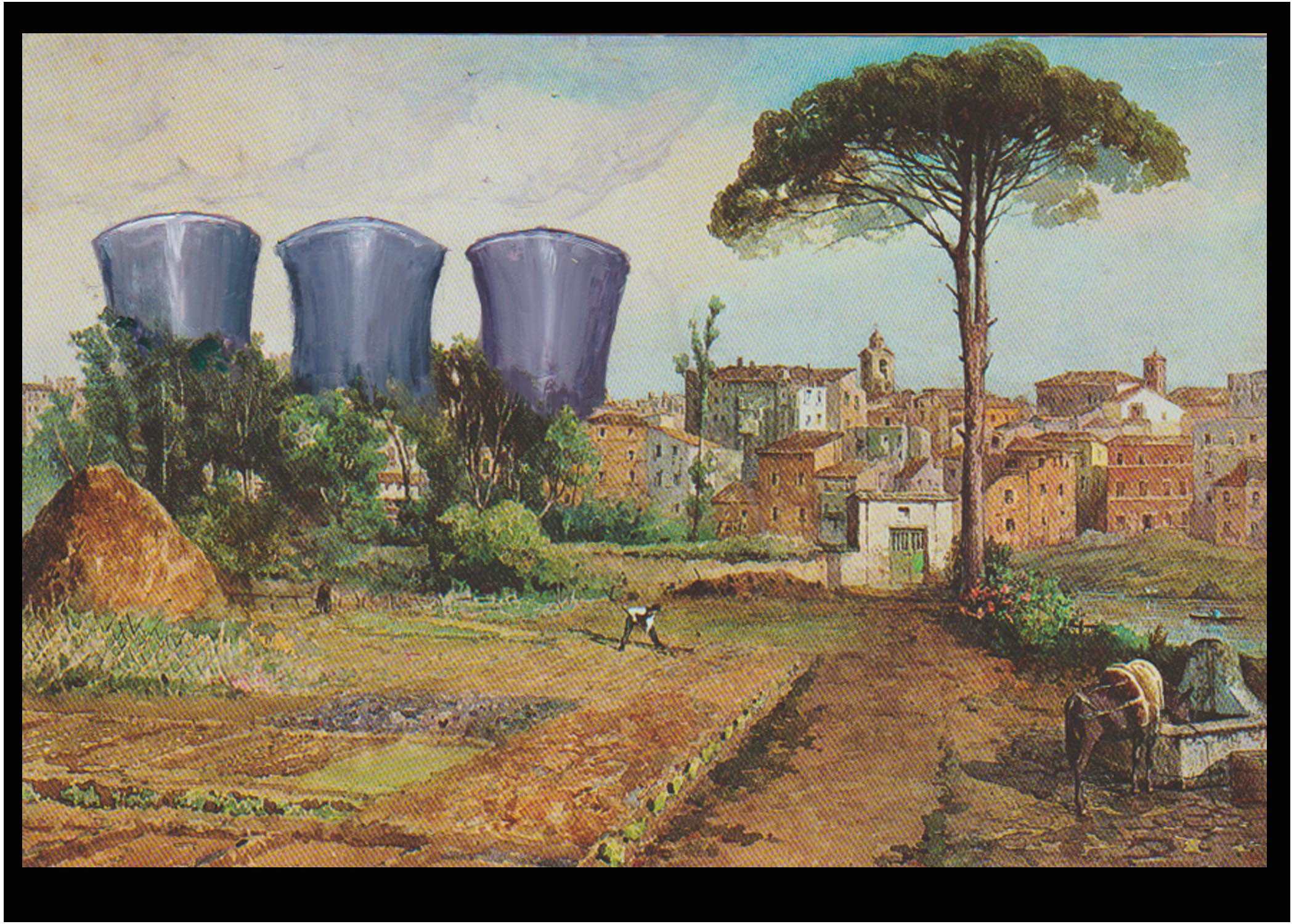Postcard Intervention: Cooling Towers