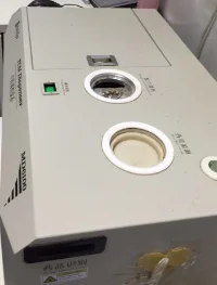Herb granules are a concentrated and potent form of herbal medicine. This granule machine formulates and dispenses the correct dosage. Photo: Michelle Schurig