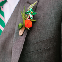 Featured on Green Wedding Shoes , this whimsical Children’s Museum wedding, all inspired by the bride’s sparkly shoes.