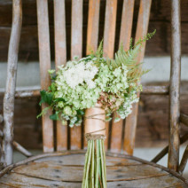 Featured on Style Me Pretty , this rustic Kentuck Knob wedding was eclectic and composed of 100% local flowers.