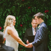 Greenery was the backdrop for the whole experience at this Pittsburgh Opera wedding on Ruffled .
