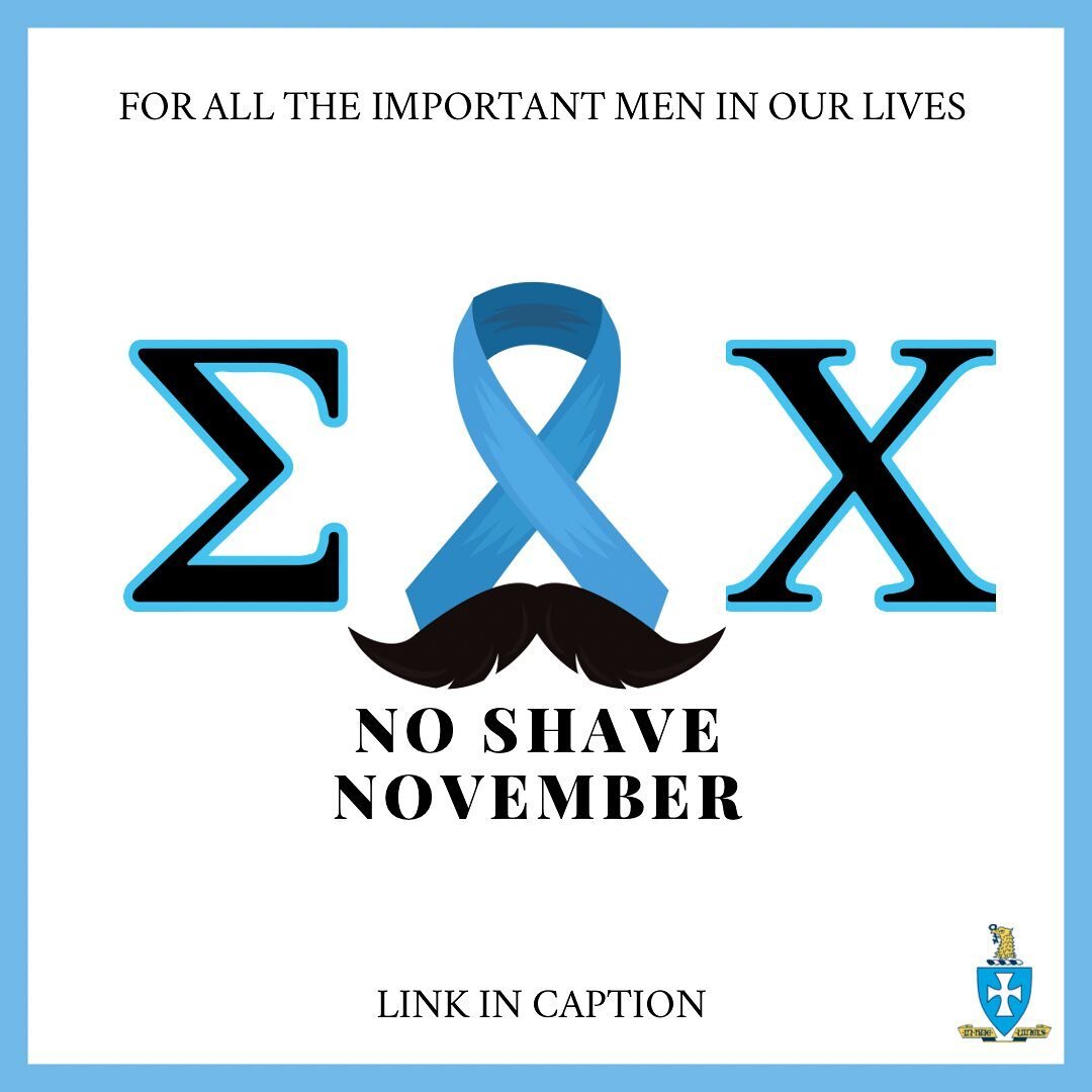 The brothers of Sigma Chi are excited to join the Movember initiative by growing out their facial hair to raise awareness for men&rsquo;s health issues. 🥸

Movember is the leading foundation in testicular cancer research, prostate cancer research an