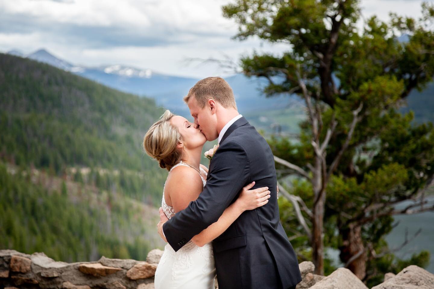 I always love the moment of the first kiss. There is so much joy and excitement. 
*fun fact I was disappointed in Our first kiss at our wedding. The anticipation had built and the officiant told me to kiss Nick - instead of having Nick kiss me or for