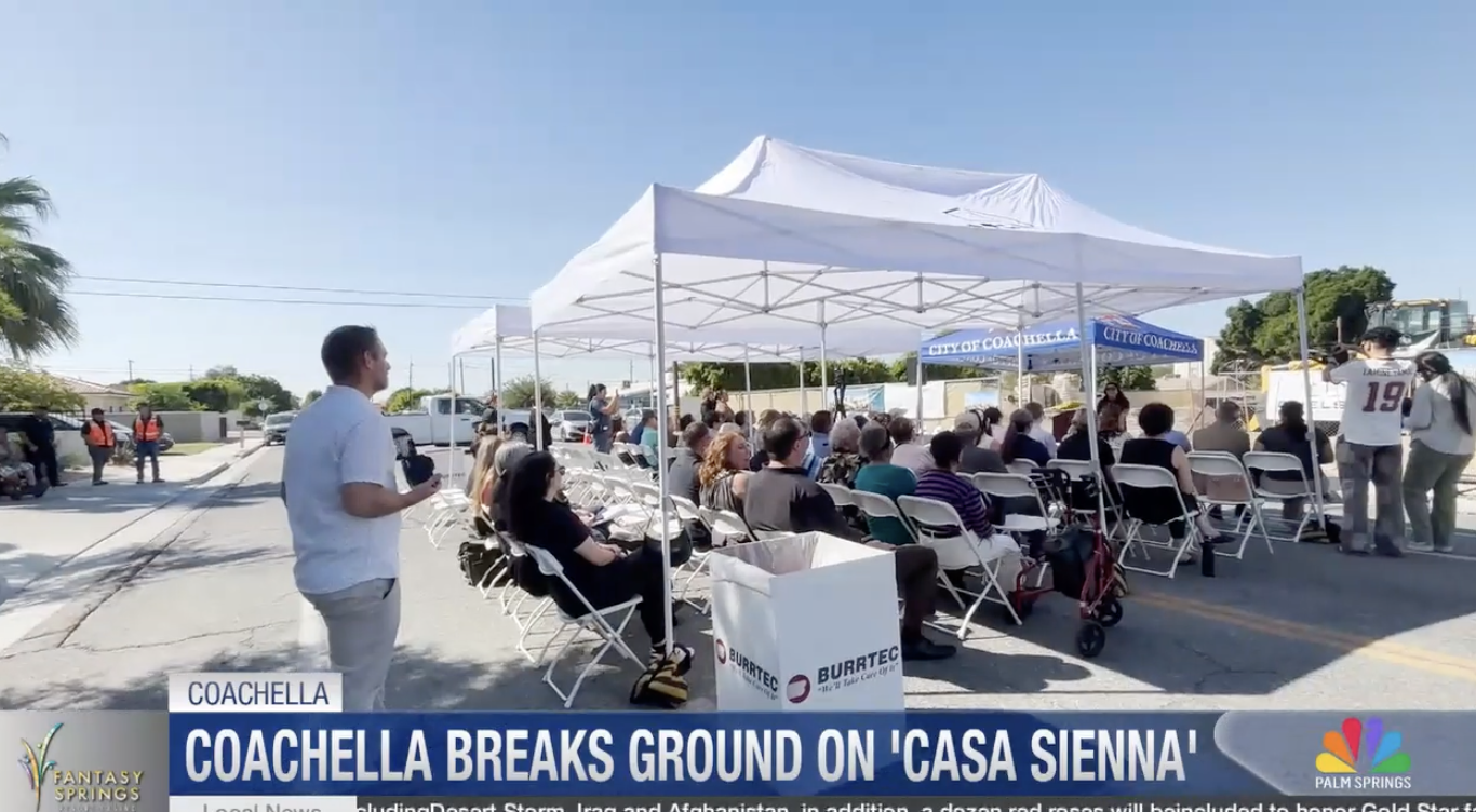 Coachella Breaks Ground on First Affordable Senior Housing project