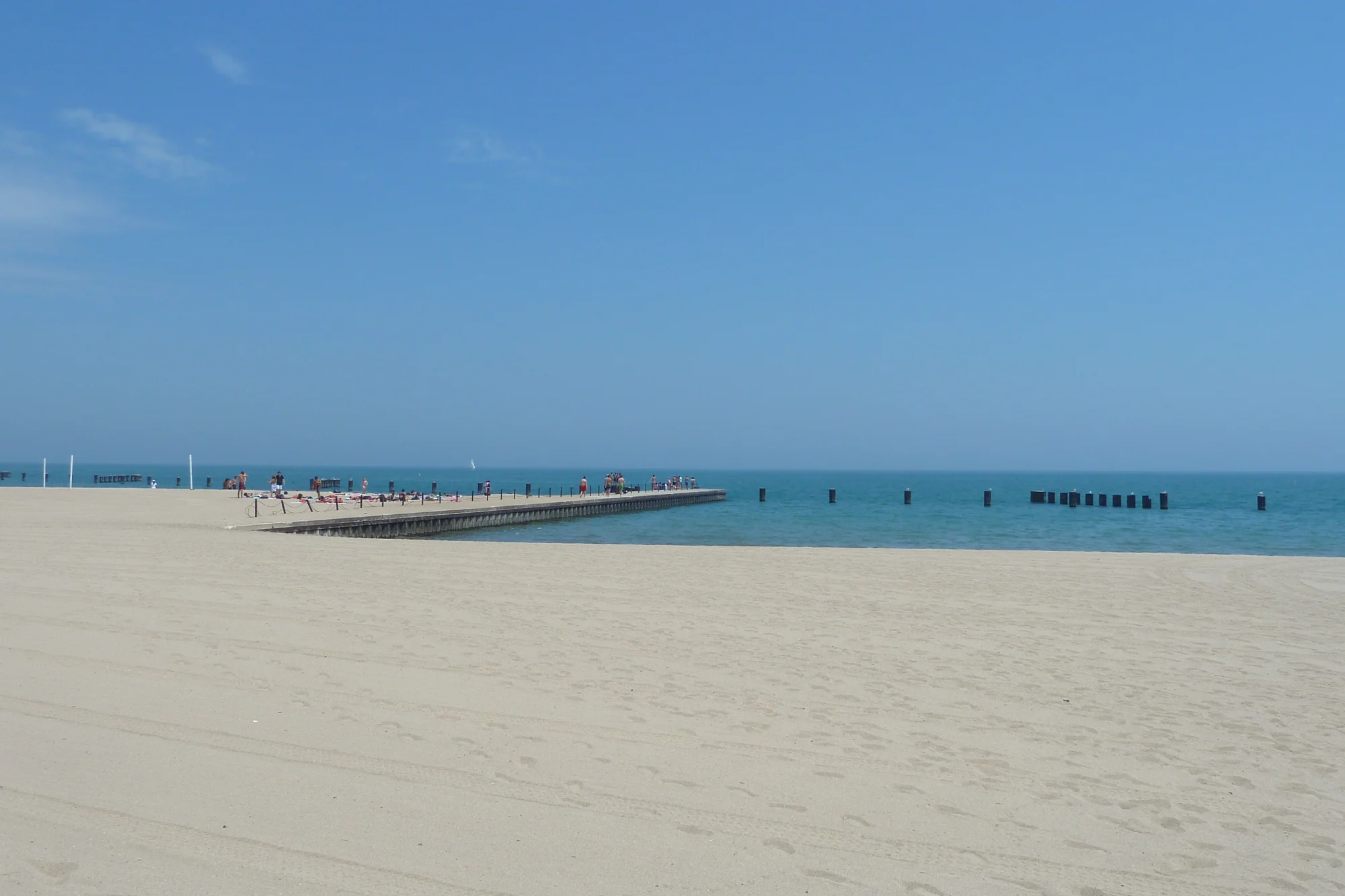 Pier, Lake Michigan