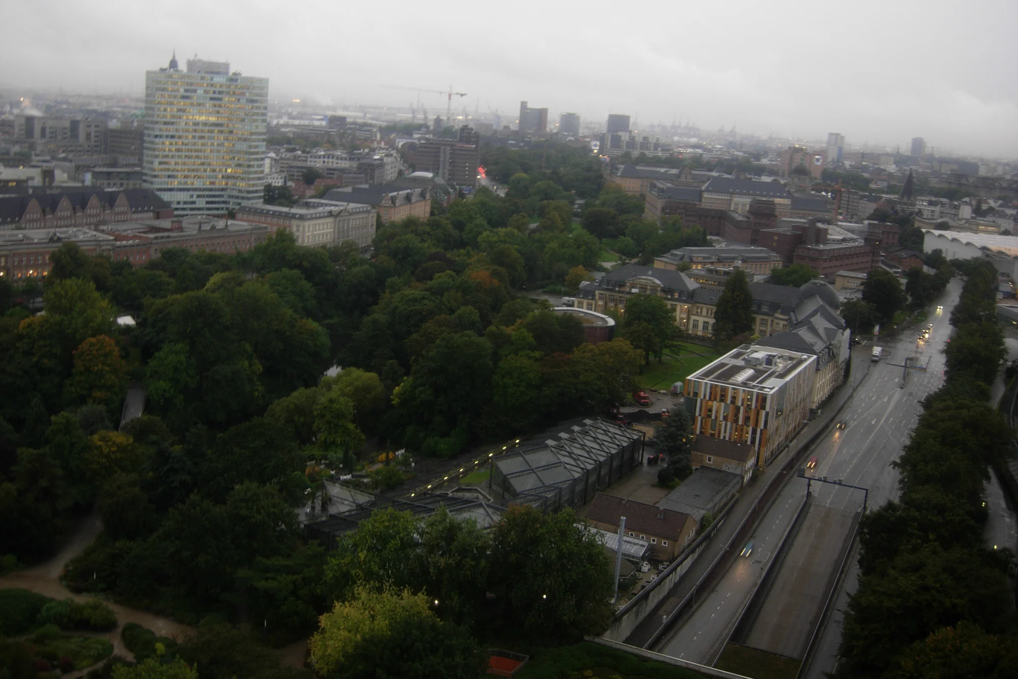 View from the hotel window
