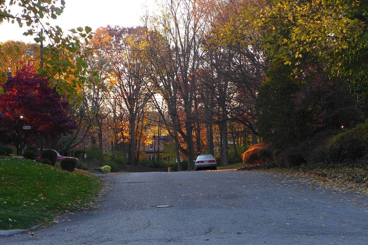 near sunset