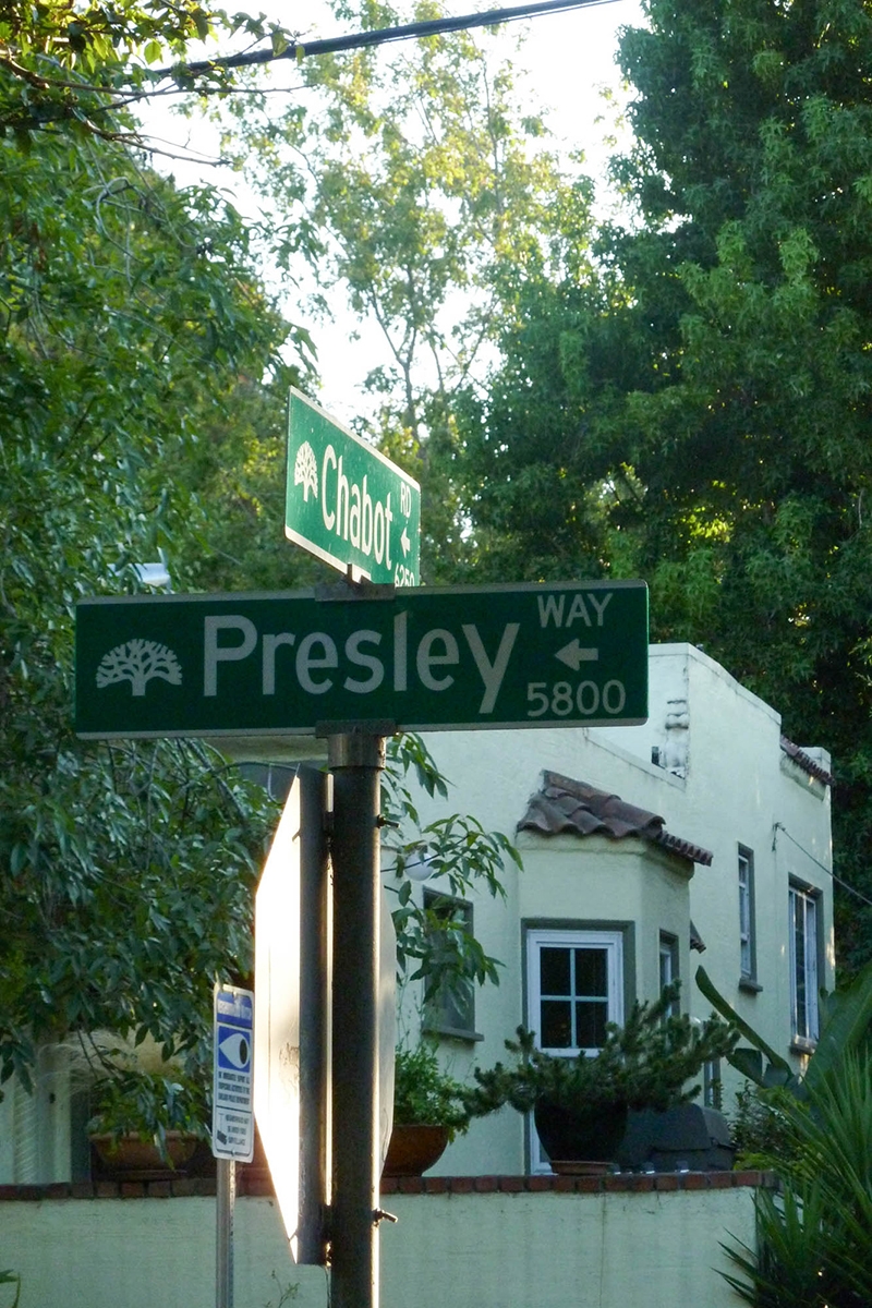 Oakland street signs