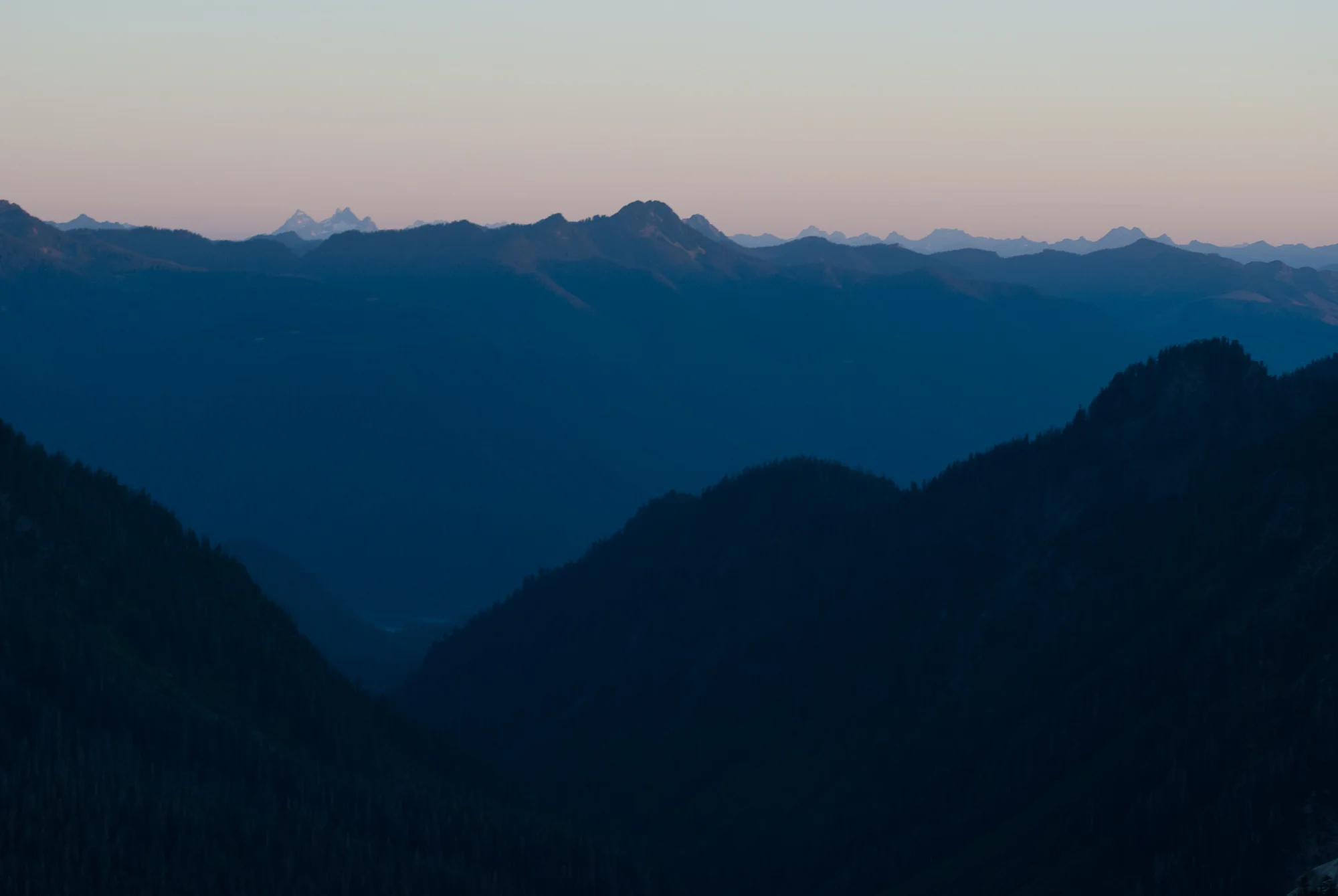 across Baker River valley