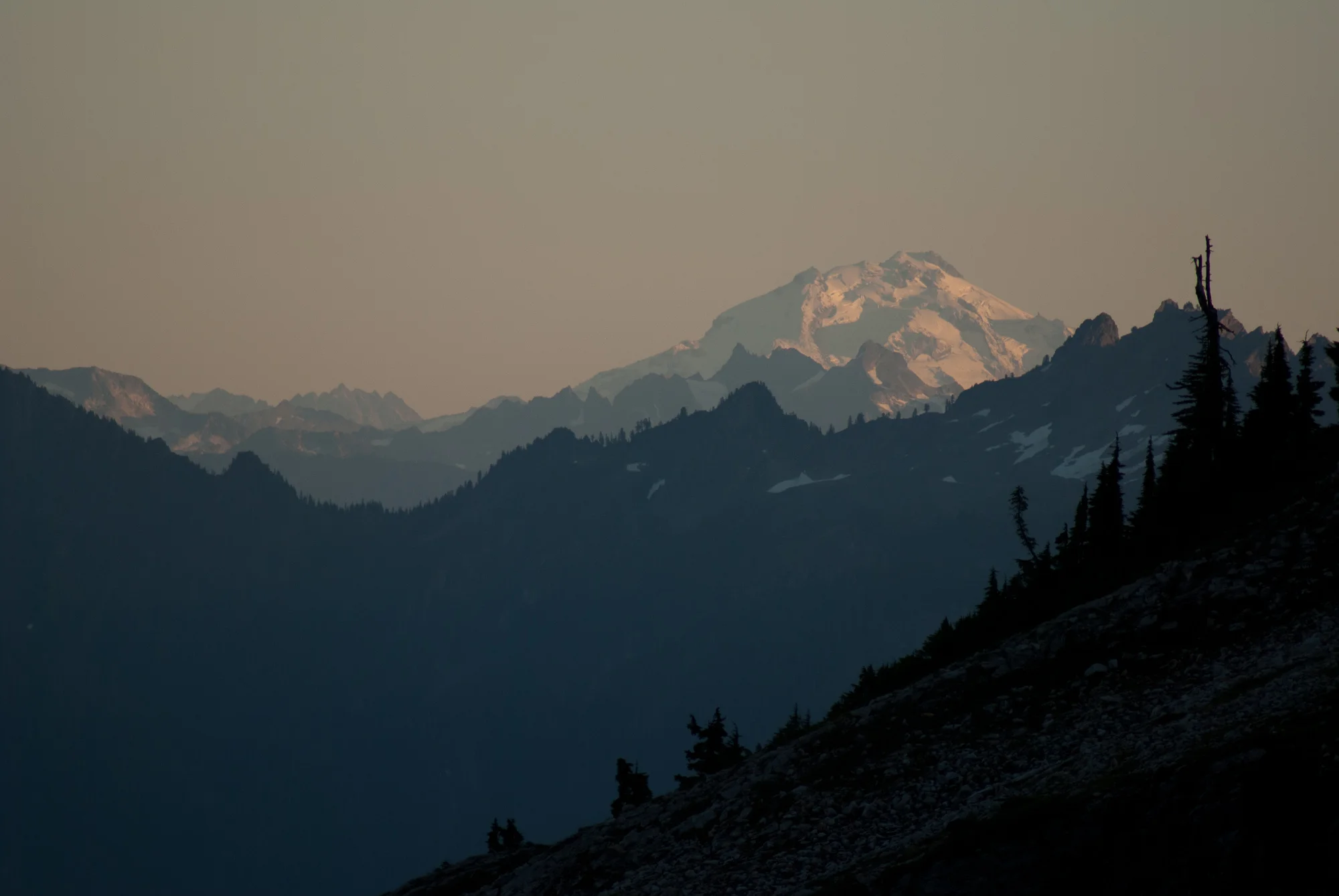 Glacier Peak sunset