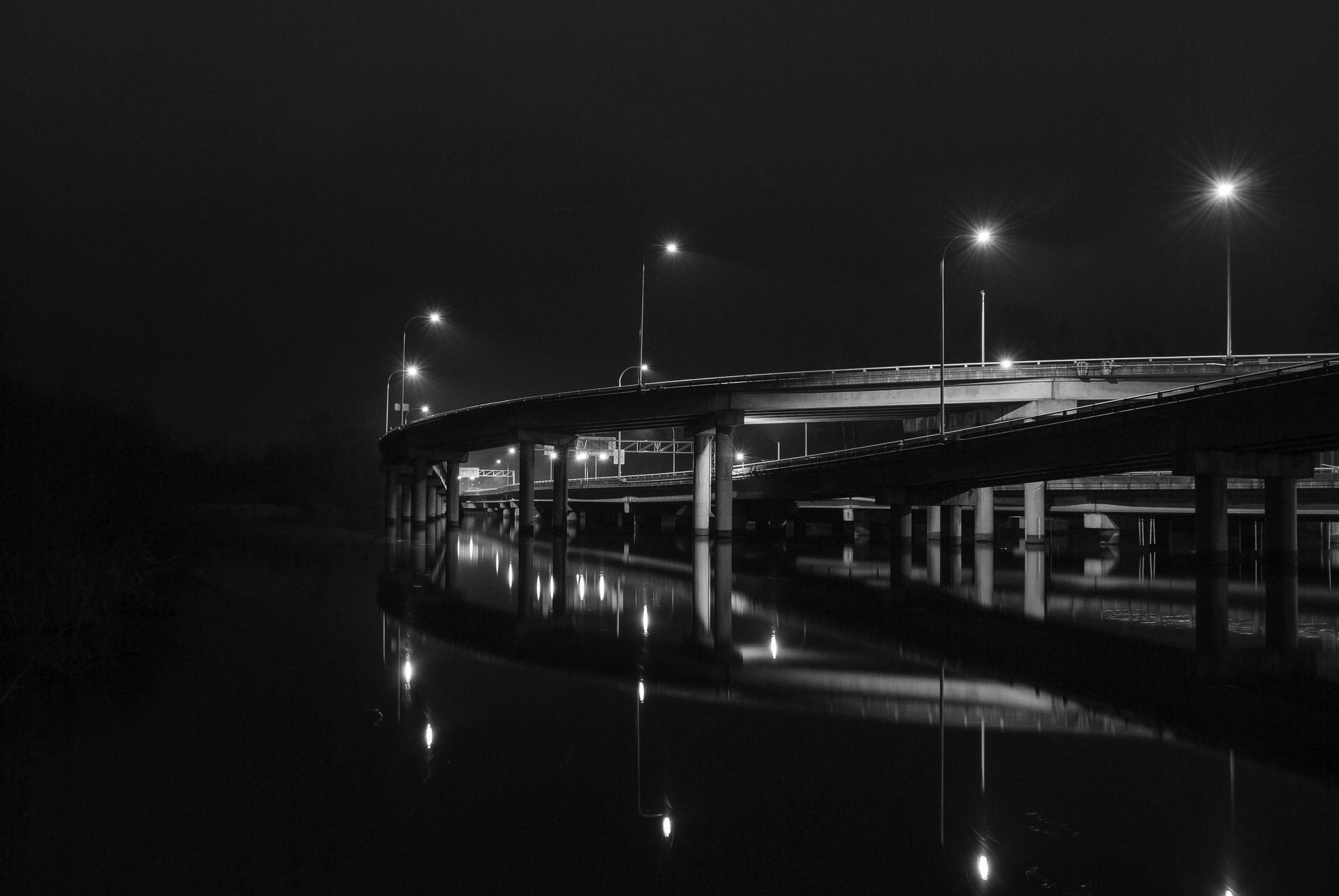 exit ramp over Union Bay, 2006