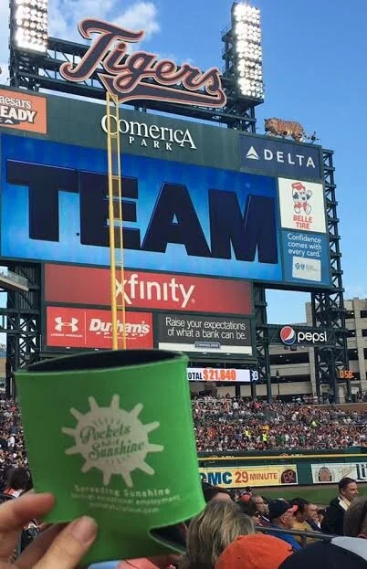 PFS Koozie at the Tigers game