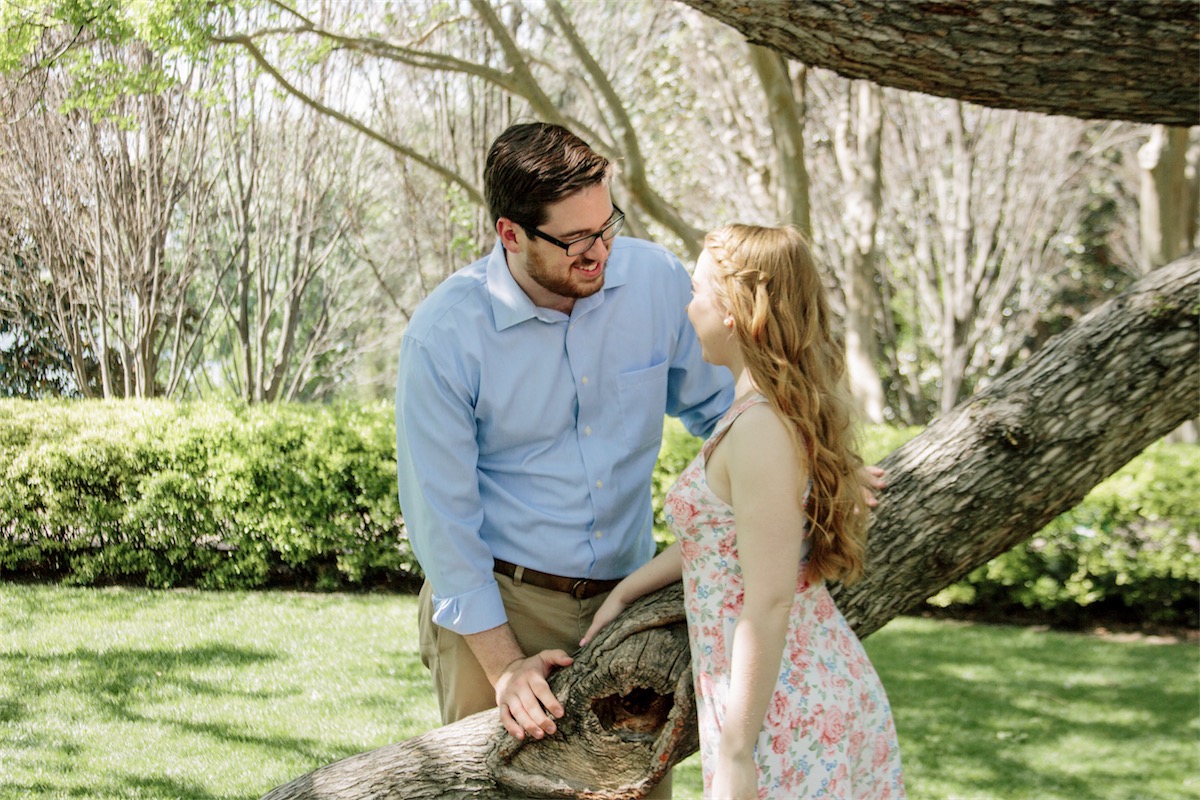 Engagement Photos at the Arboretum
