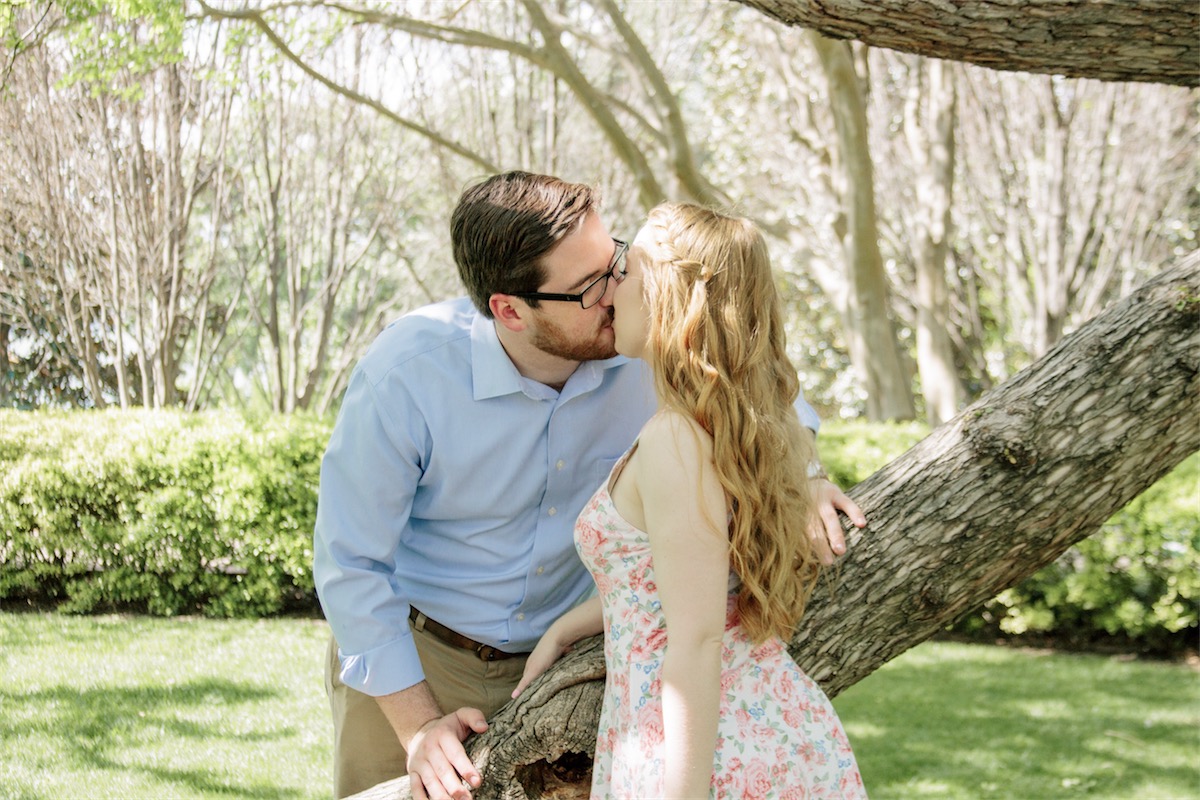 Engagement Photos at the Arboretum