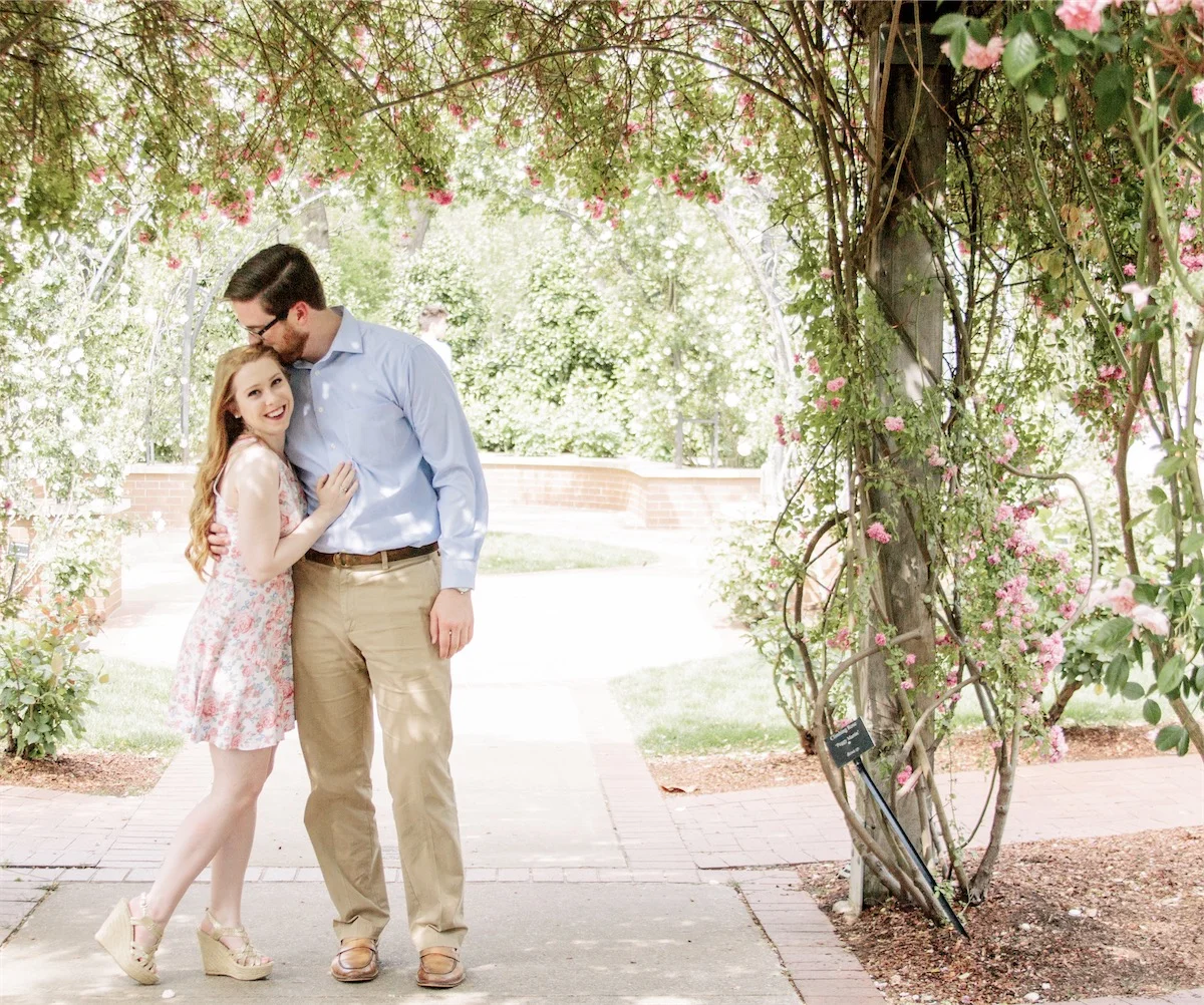 Engagement Photos at the Arboretum