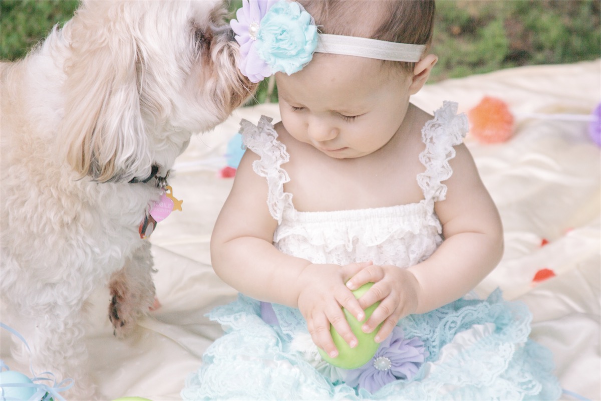 Alayna's 8 Month Photo Session - Easter Theme