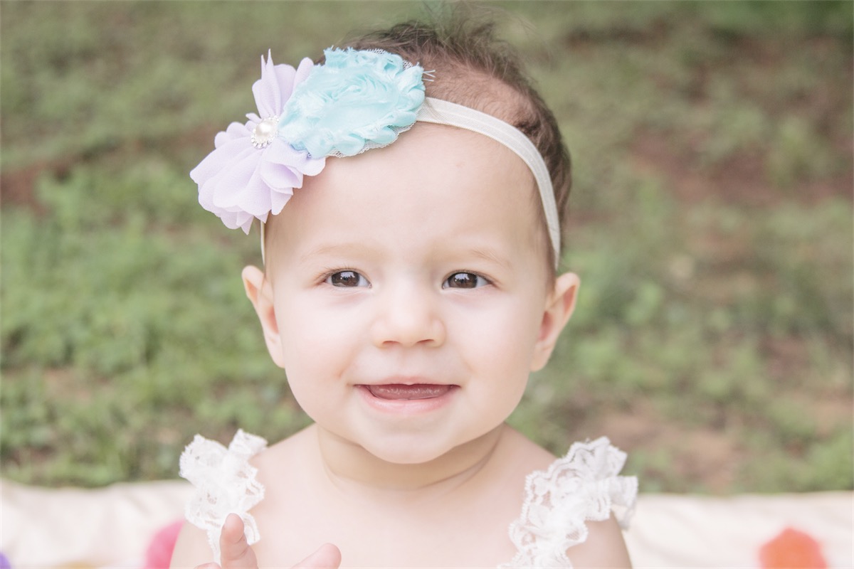 Alayna's 8 Month Photo Session - Easter Theme