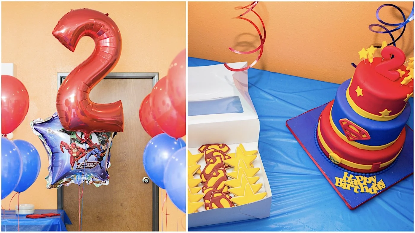 Bryan's SUPER 2nd Birthday Party at the Little Gym in Fort Worth, TX