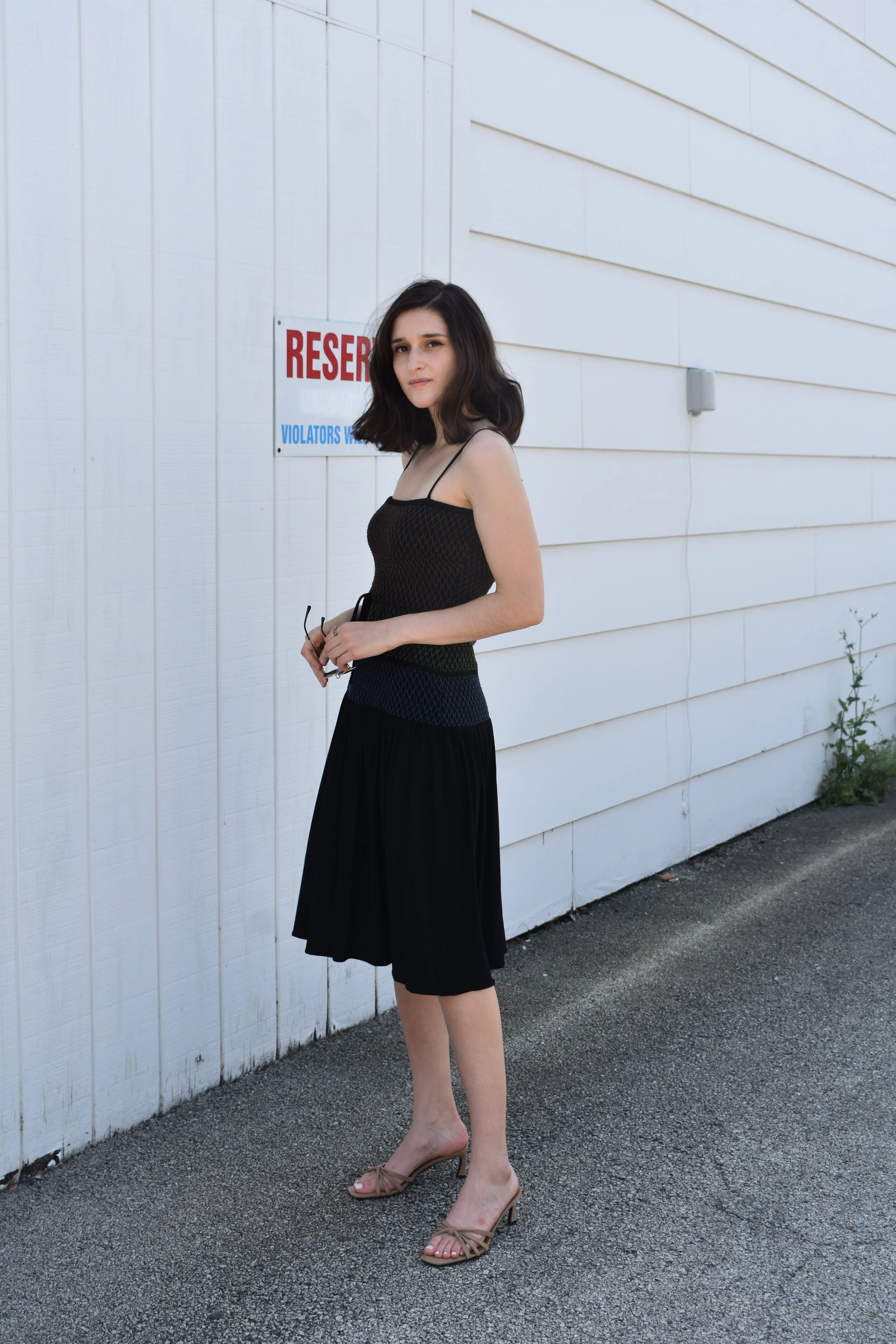 sustainable black dress