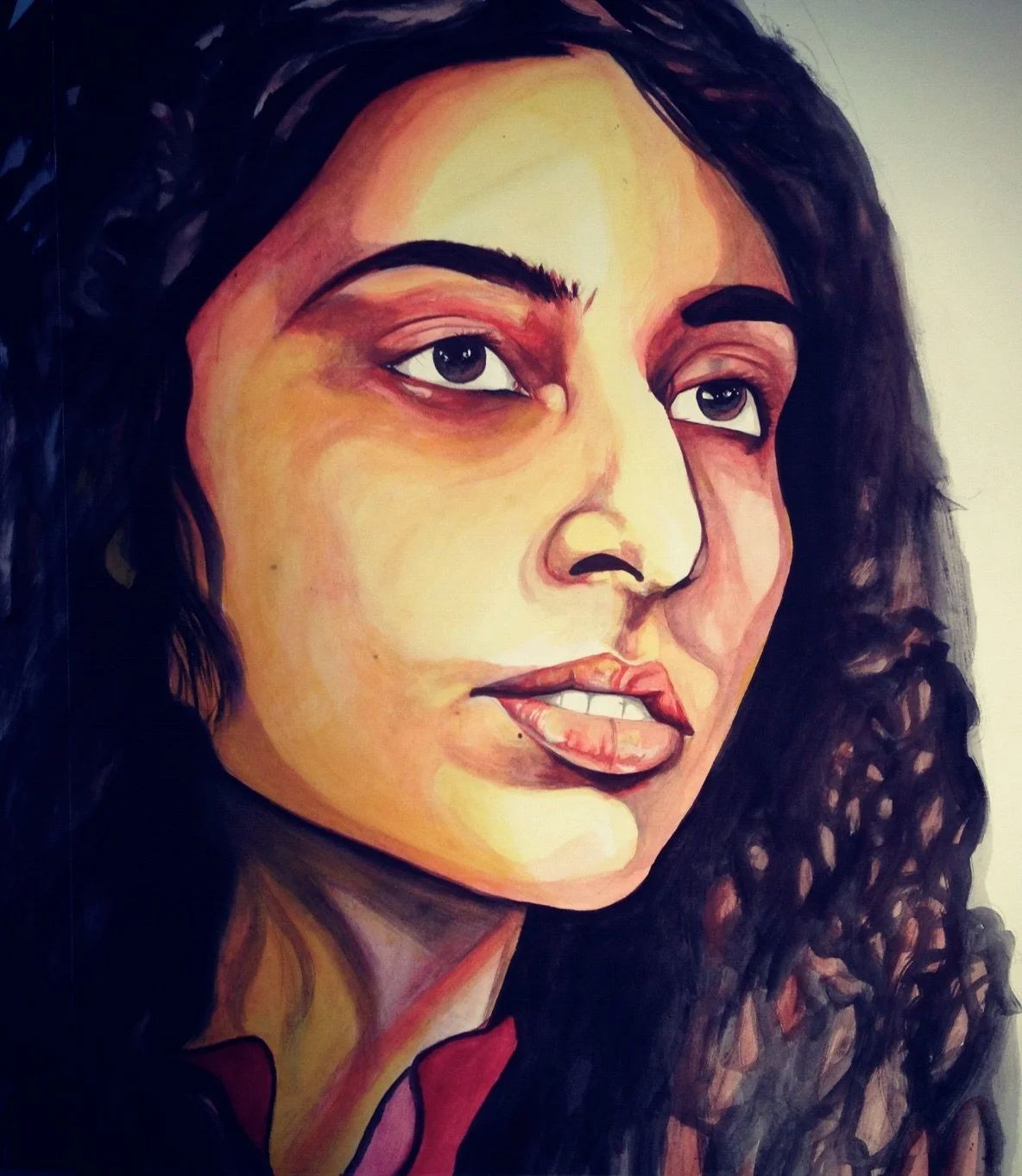 Arooj Aftab Watercolor 3'x2.5'.jpg