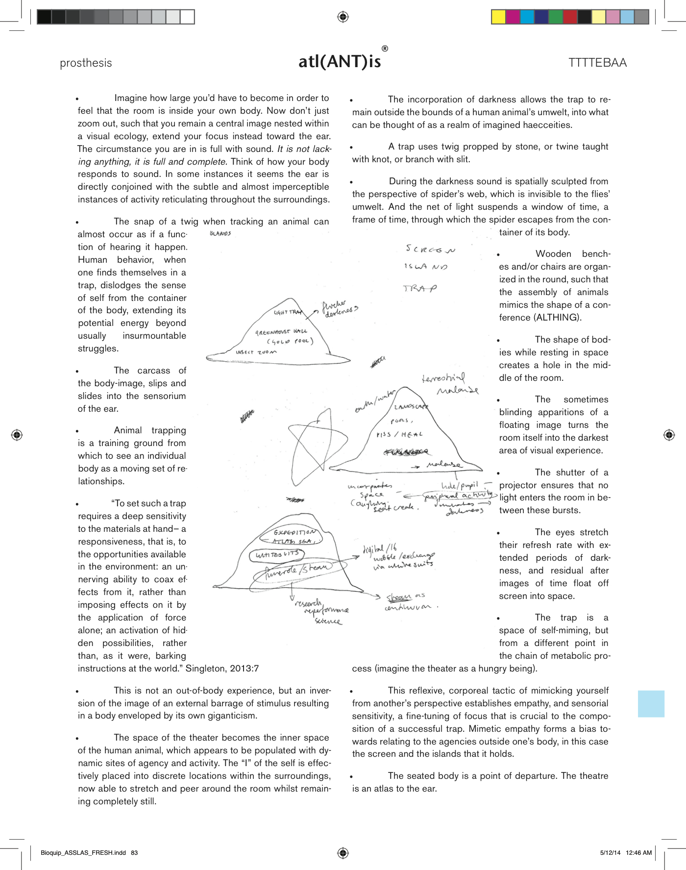manifesto for the creation of a cinematic trap, 2014