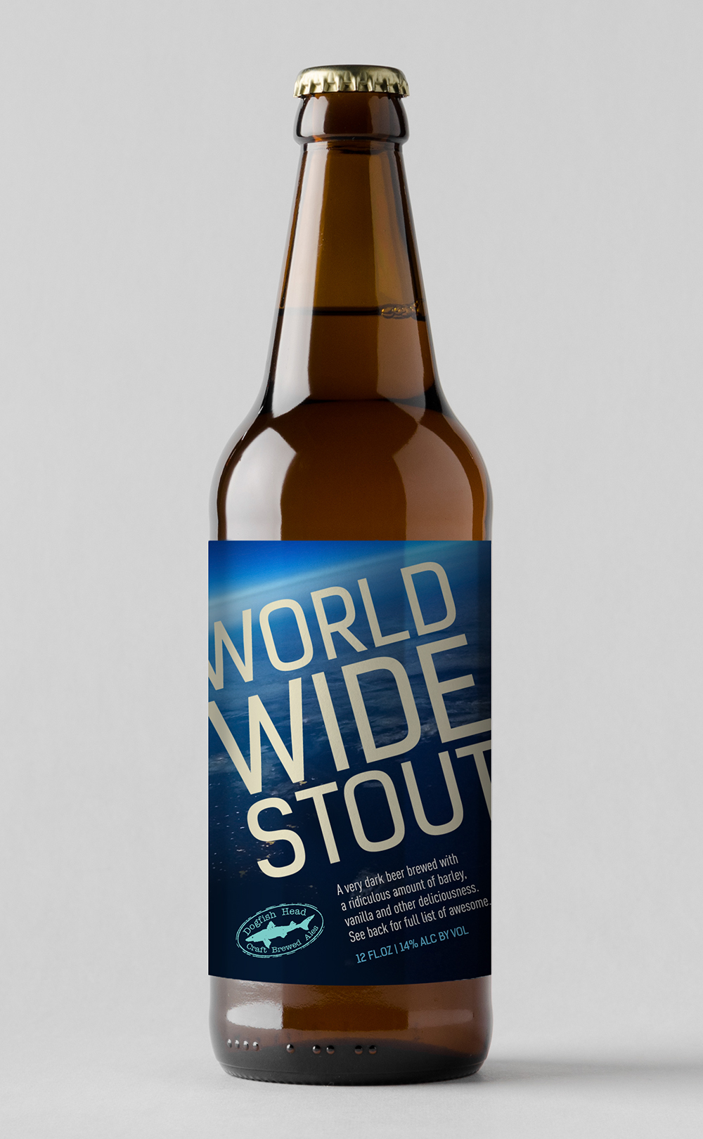 Spec labels for Dogfish Head Brewery