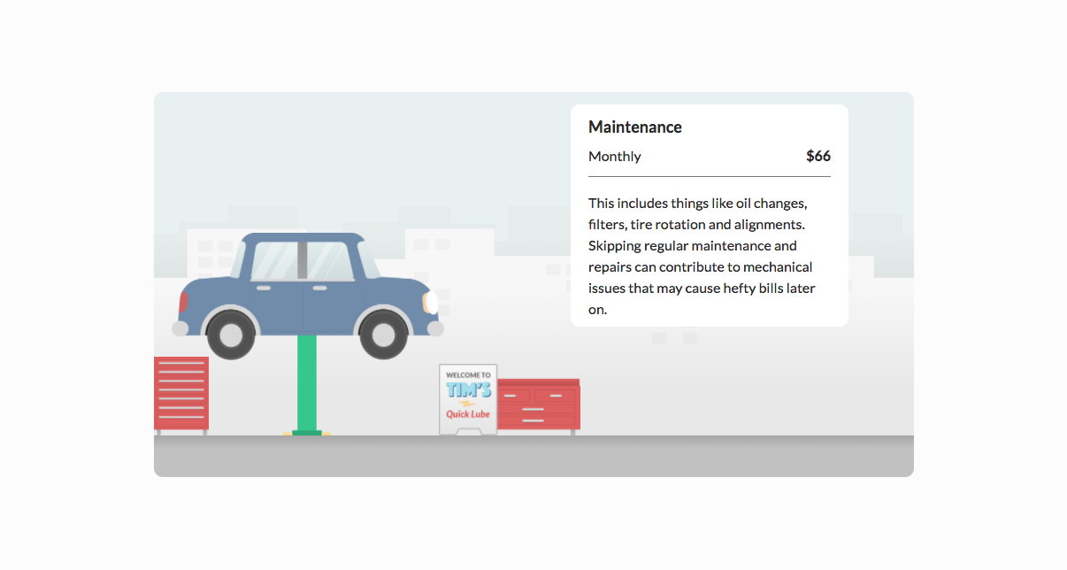 Animated scrolling content 