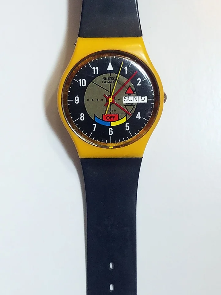 1987 Swatch date \u0026 time watch — Weird Summer