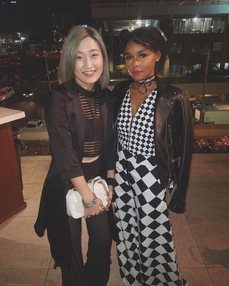 Annalé with Janelle Monáe.