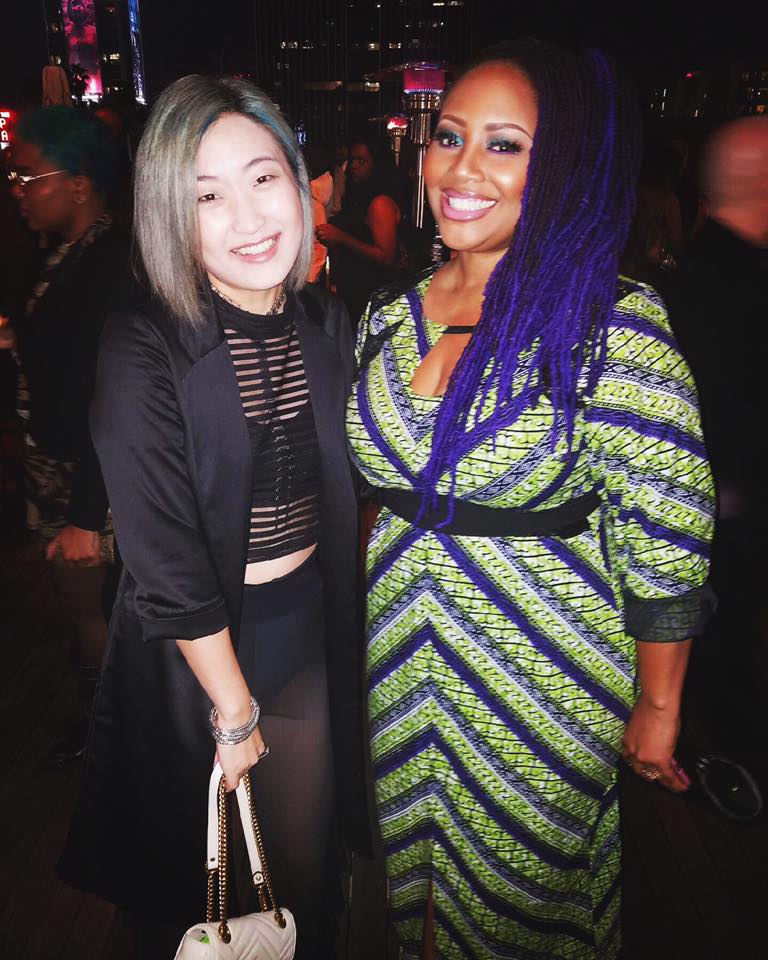 Annalé with Grammy winning artist Lalah Hathaway. 