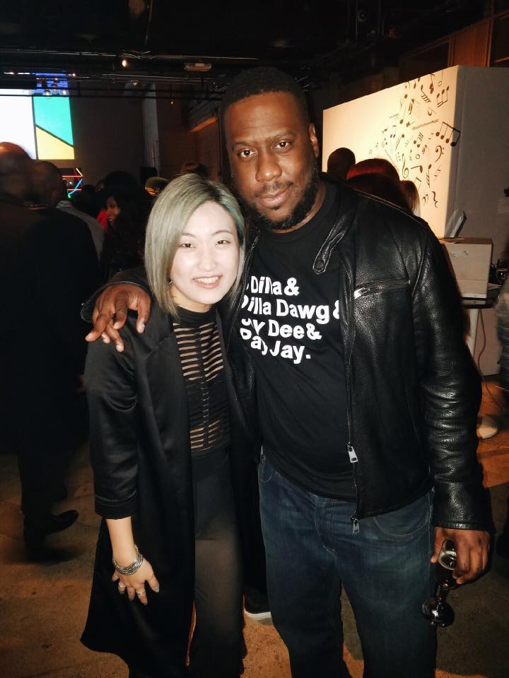 Annalé with Robert Glasper. 
