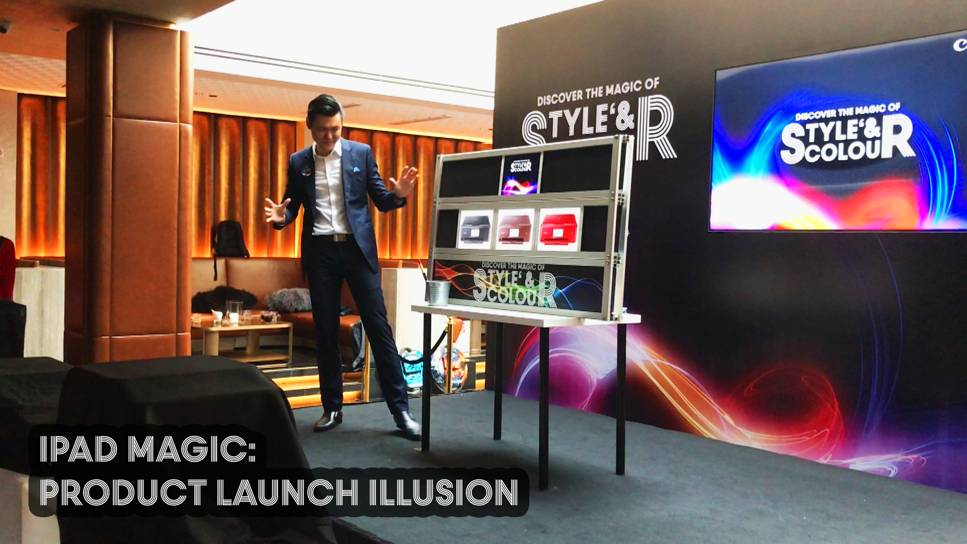 Showcasing Terrific Color, Stylishly Compact: VIP iPad Product Launch