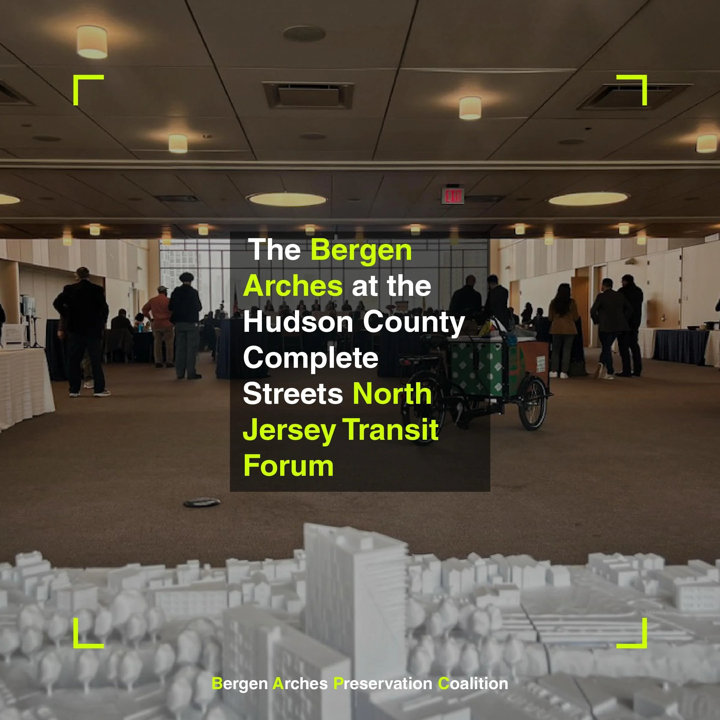 A late post but huge thank you to @hudcostreets for inviting us to participate in the North Jersey Transit Forum and helping create space for an important conversation about the future of the Bergen Arches and connected greenway infrastructure in Jer