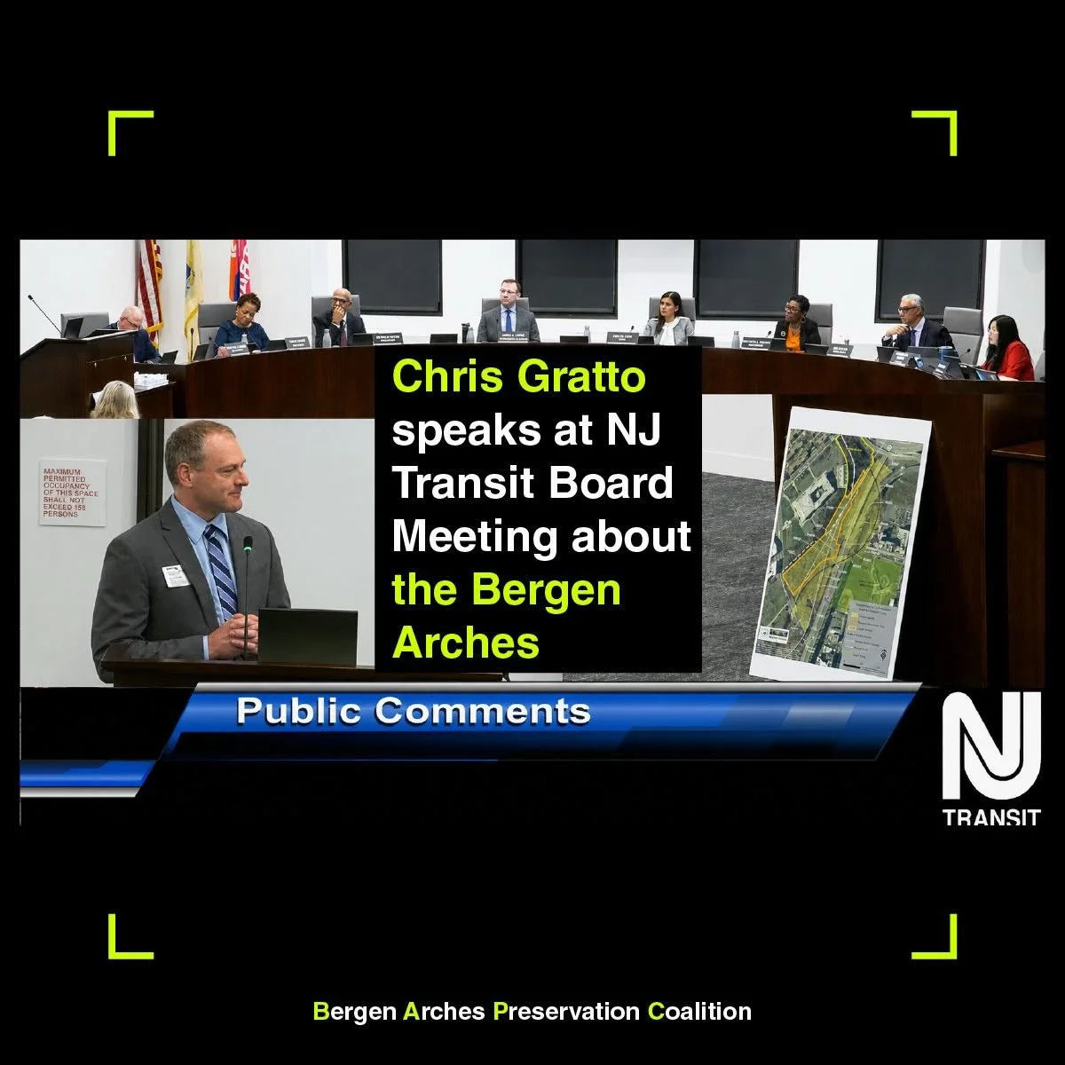 At the latest NJ Transit Board Meeting, public comments included an important discussion about the future and educational potential of the Bergen Arches.

The team spoke about ongoing efforts to preserve and study the historic Bergen Arches corridor.