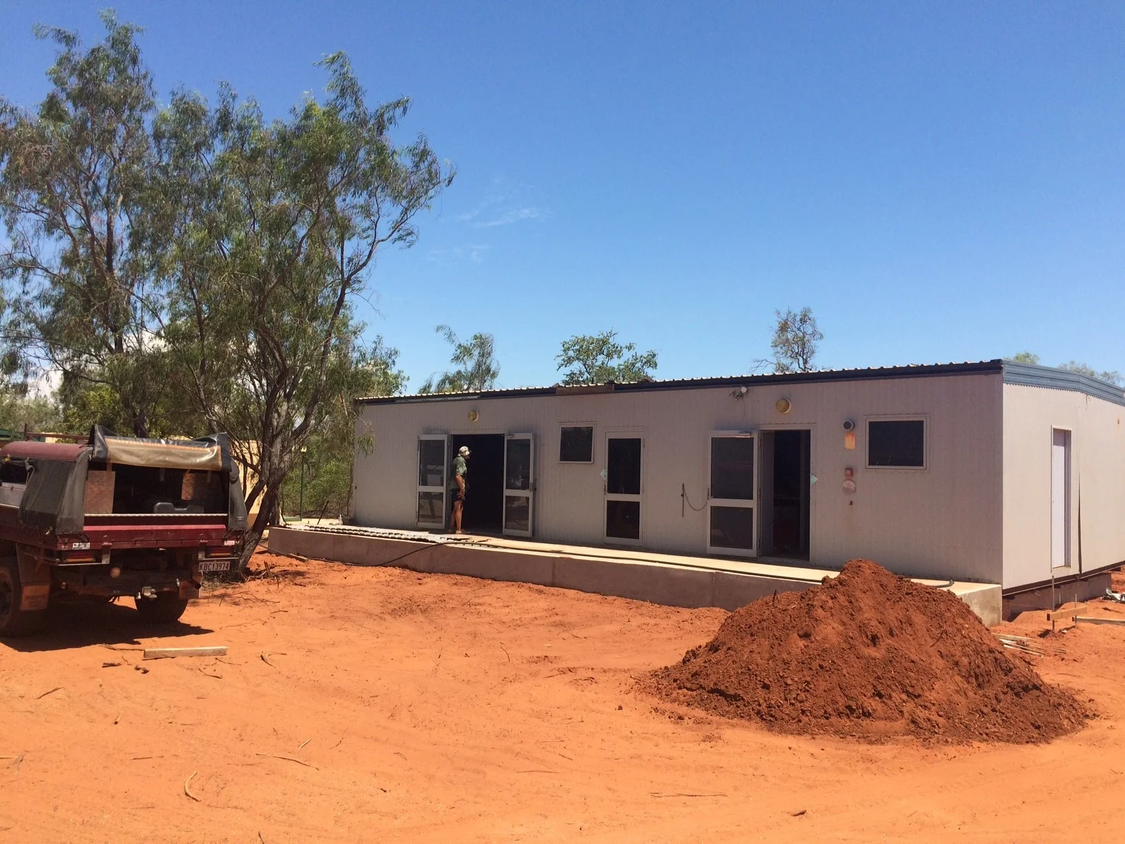 Our new office, shop and interpretive centre - generously donated by Woodside Energy Ltd!