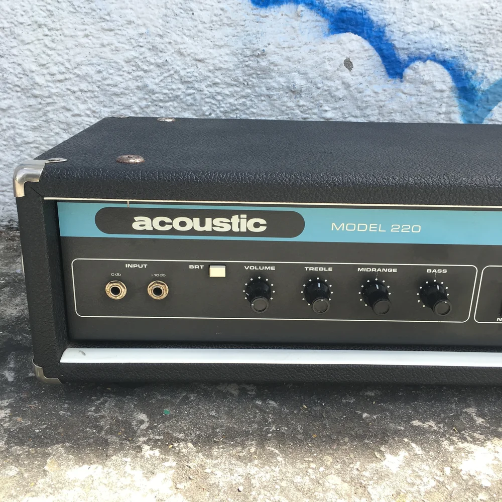 Acoustic model 220 head — FatDog's Subway Guitars