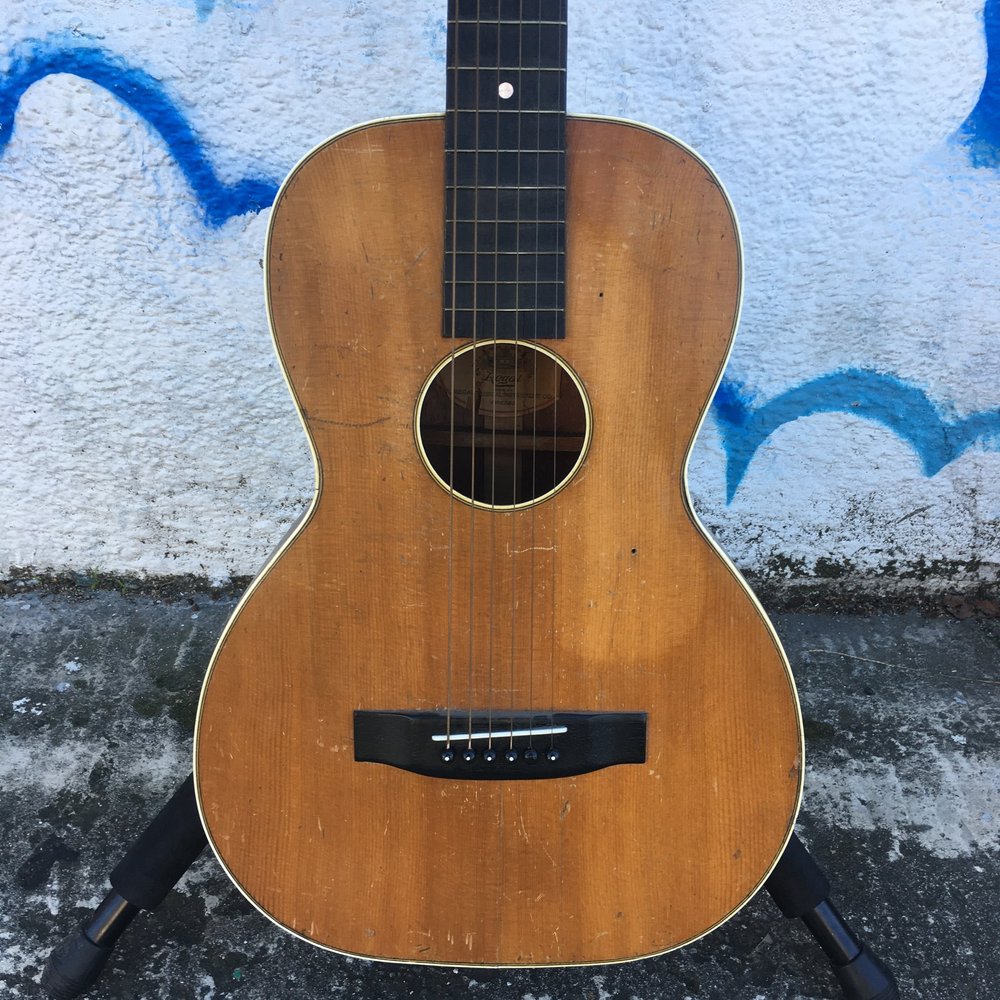 1920's Regal Parlor Guitar — FatDog's Subway Guitars