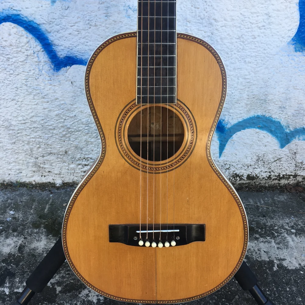 1910 Parlor Guitar — FatDog's Subway Guitars