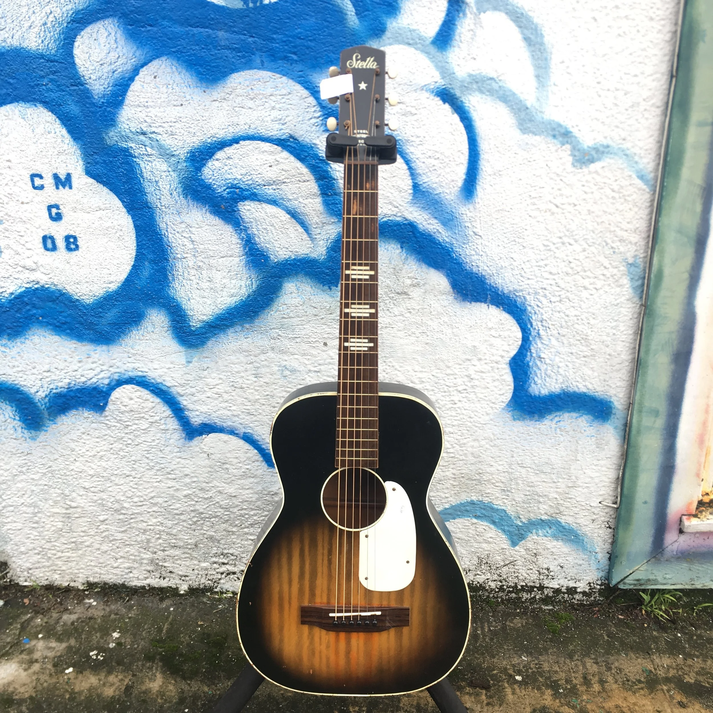 60's Stella Neck Reset w/ Pin Bridge 