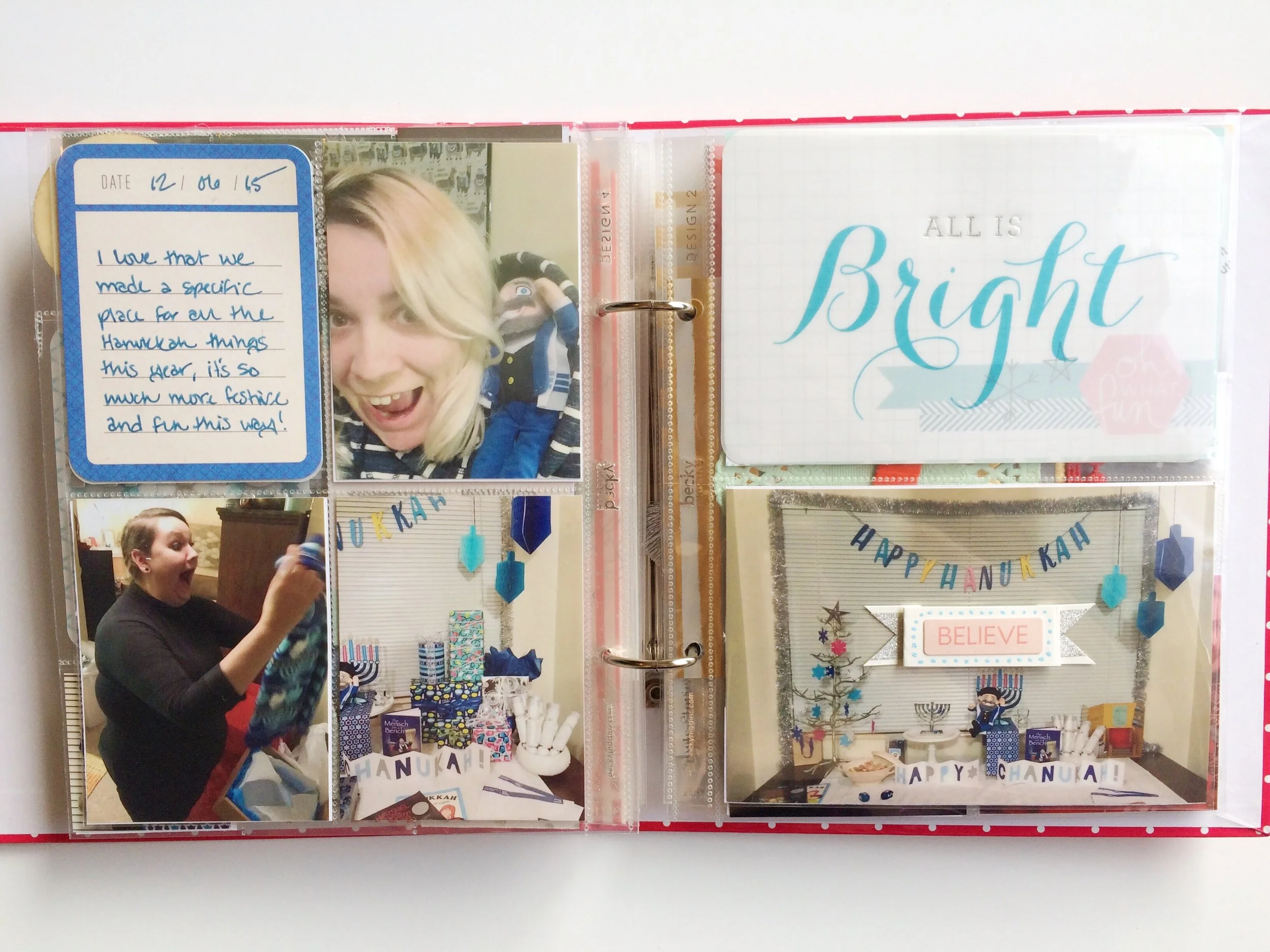 As you can see, many of my days became multi-page layouts which is how my album became so huge so quickly. 