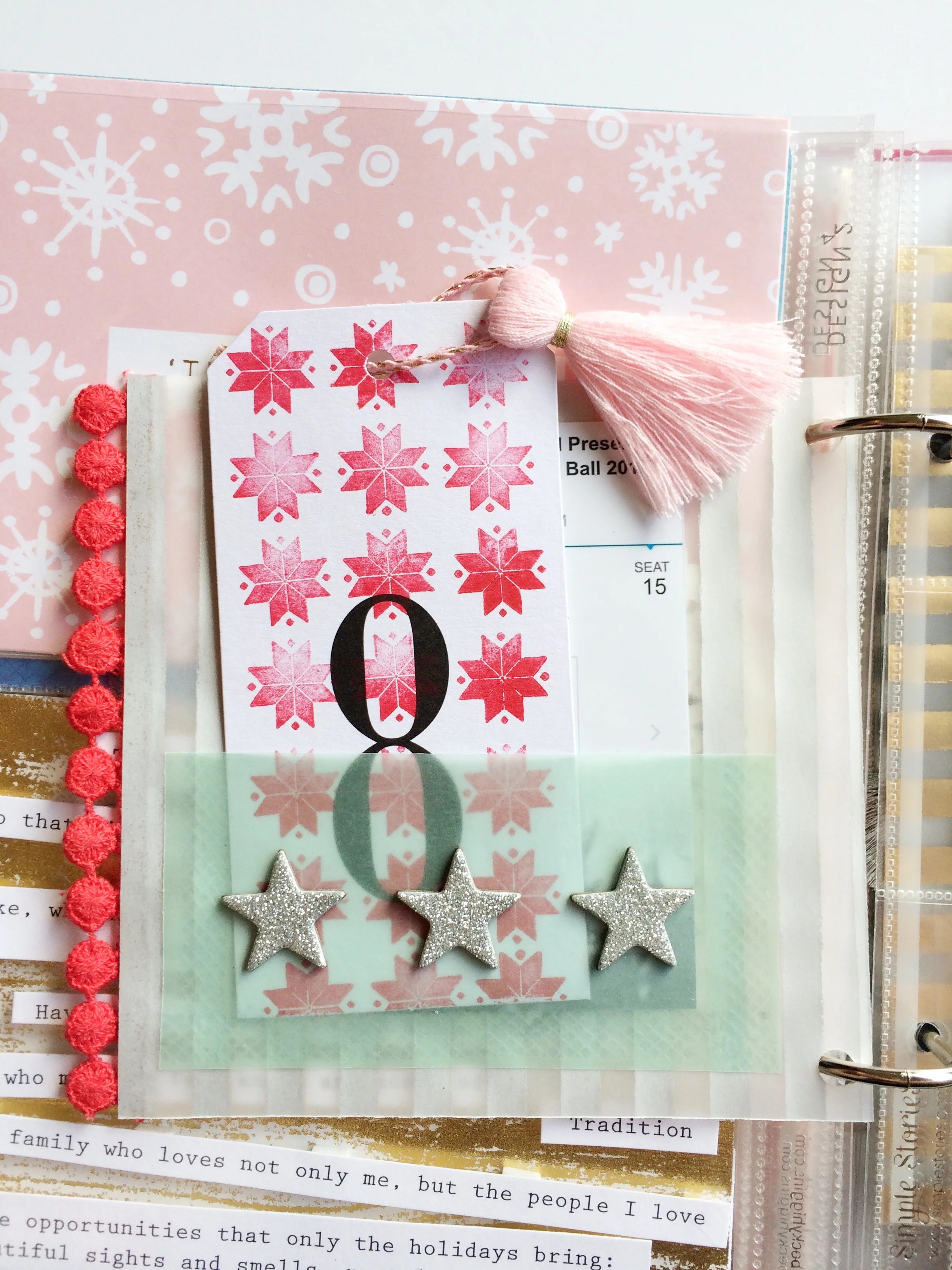 I love how this pocket turned out, I think it really captures the fun and spirit of the day. 