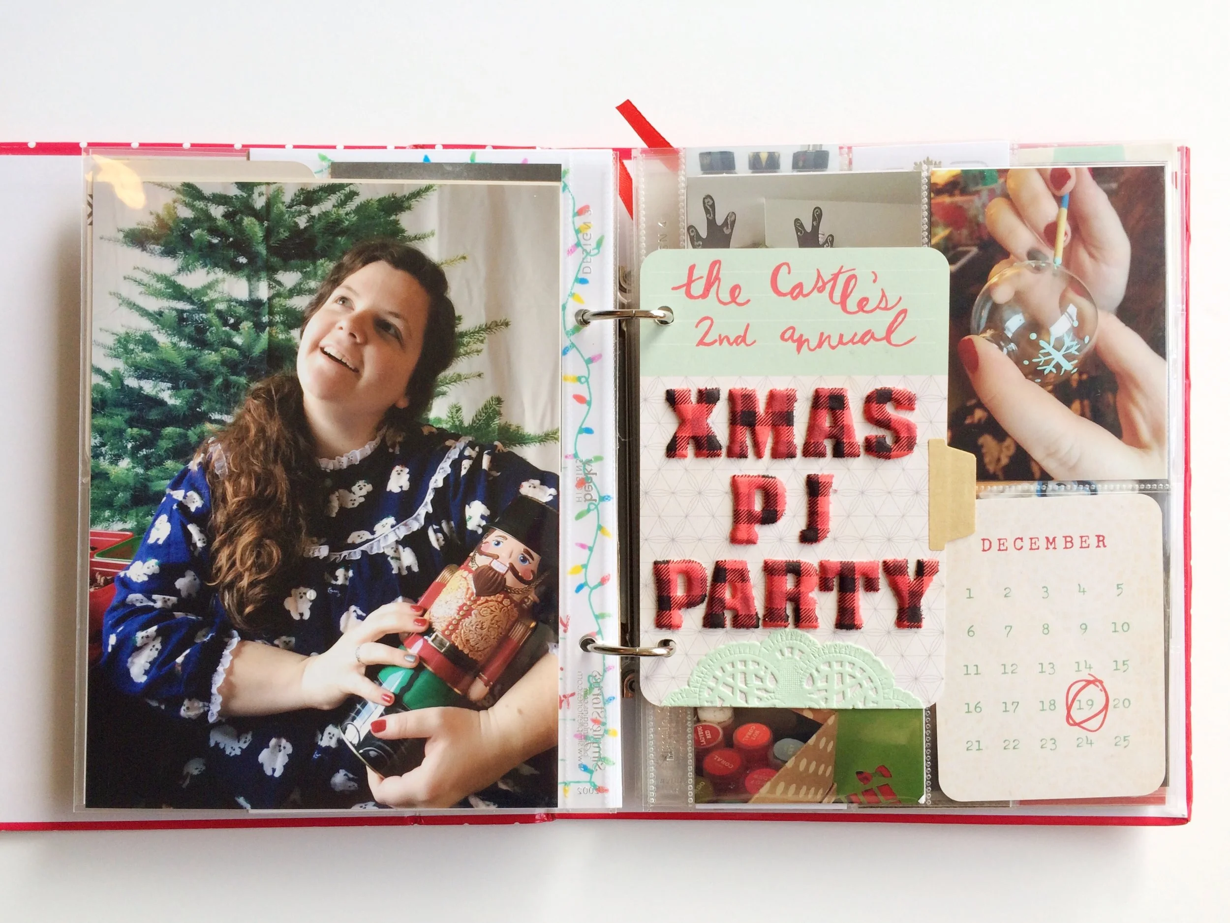Day 19 was all about our annual Christmas party! We had a Christmas pajama party and movie marathon, complete with crafting, a cocoa bar, and a white elephant gift exchange. 