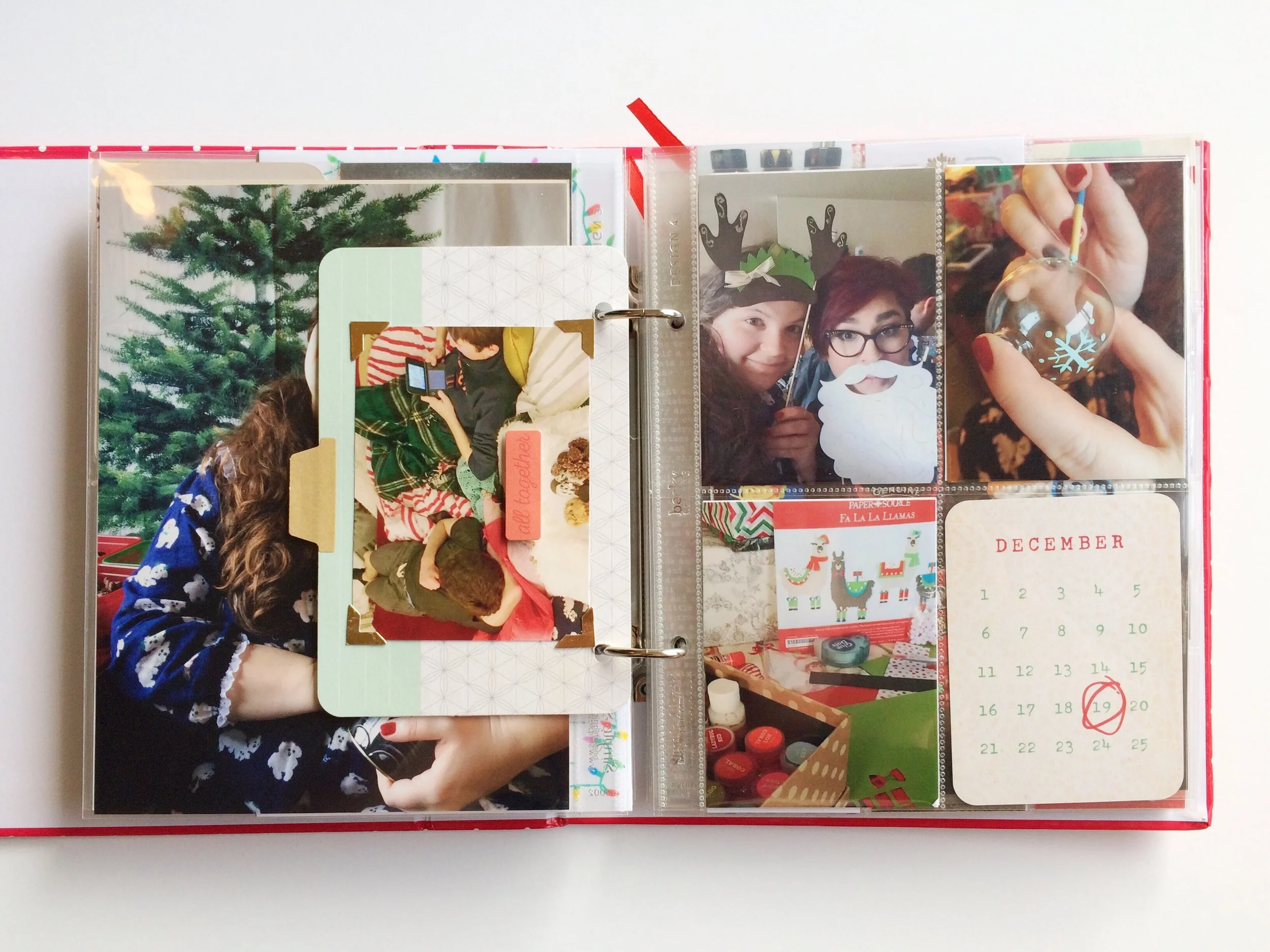 I liked this photo on the small insert page, but it was too grainy for 4x6 and I didn't want to add in another page just for it, so I stuck it on the back of a 4x6 journal card and called it good!