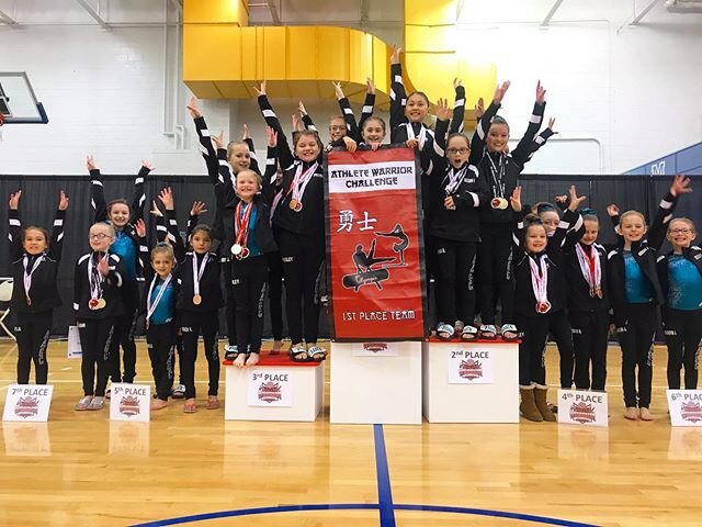 Meet season is in full swing and these ladies are killing it! Last weekend Xcel Silver took 1st place at the Athlete Warrior Challenge &amp; this weekend Xcel Gold took 1st at the IGI Chicago Style Meet! We are so proud of these hard working, beautif