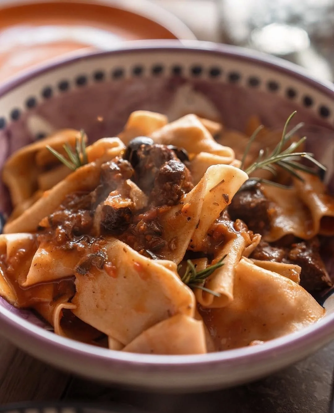 Your taste buds are about to go viral. ❤️&zwj;🔥⁠
⁠
Thick, silky pappardelle made by hand layered with a deeply savory slow-braised rag&ugrave;, no preservatives, no flavor enhancers. Just the kind of Italian food that honors tradition, made with ing