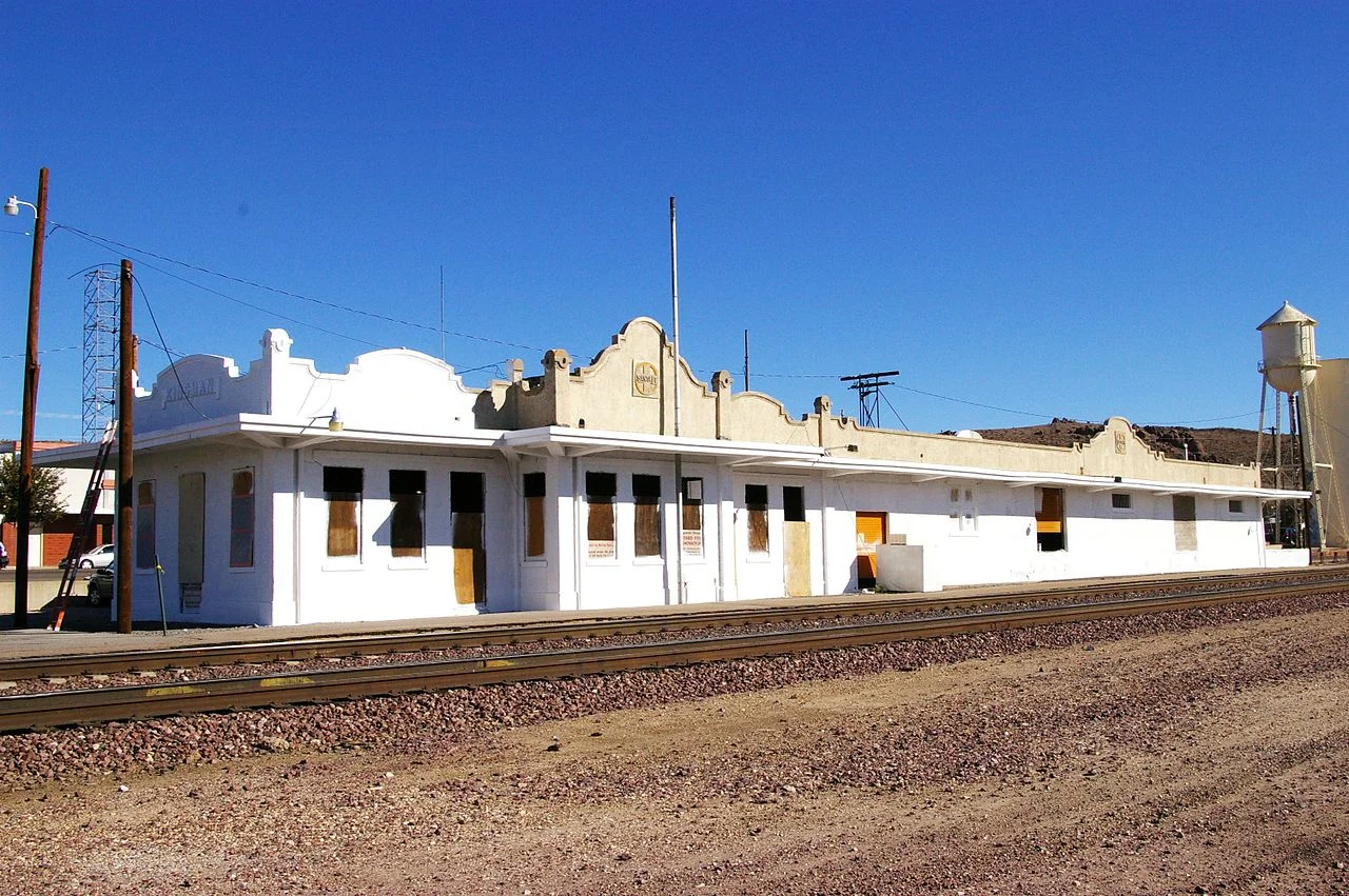 The Mission Revival-style train station in Kingman, Arizona. Picture courtesy of Ron Reiring .
