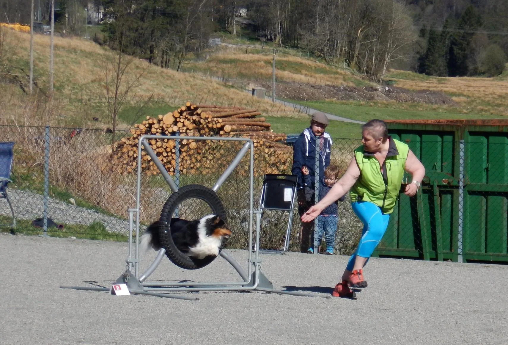  Agility handling kurs 8-9  september med Tine Johnsen