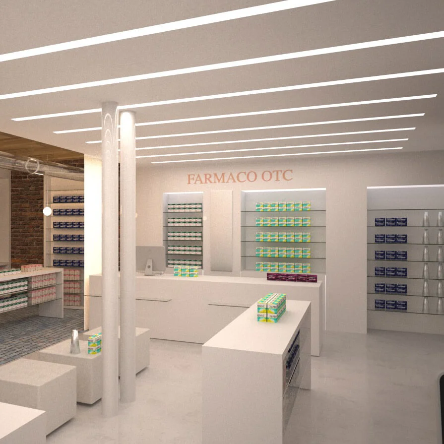 Ristrutturazione farmacia a Monza - CIVICO24PROGETTI